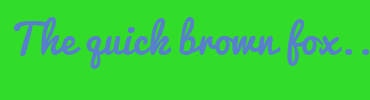 Image with Font Color 587ECE and Background Color 32DD29